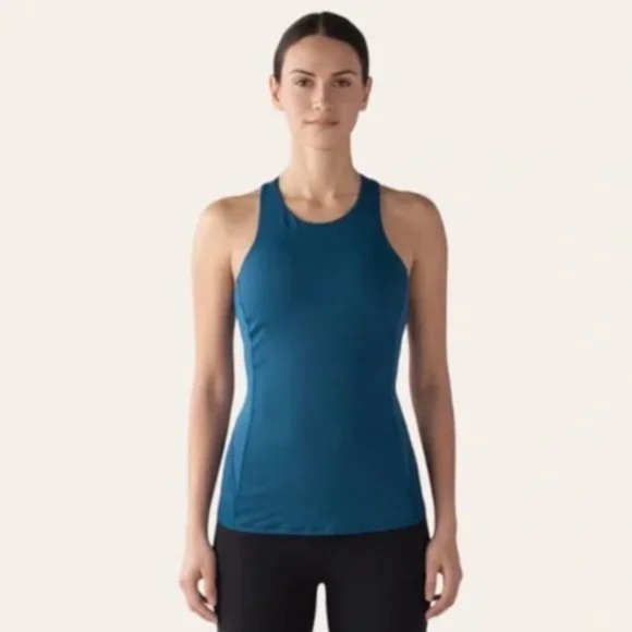 Lululemon Bodycon Tank Top Poseidon size 4 - Picture 2 of 10